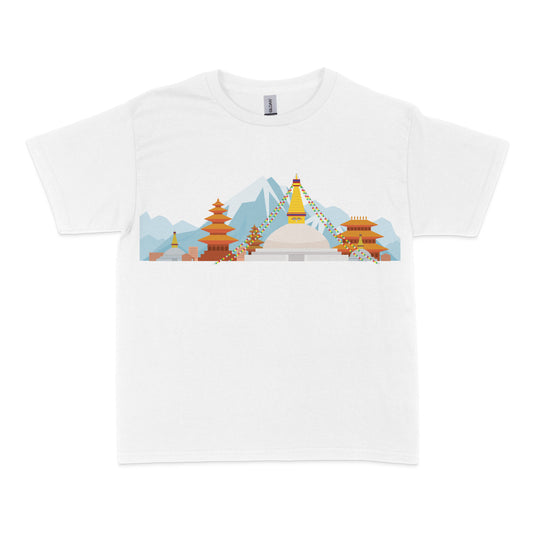 Nepal Temple Design Tshirt